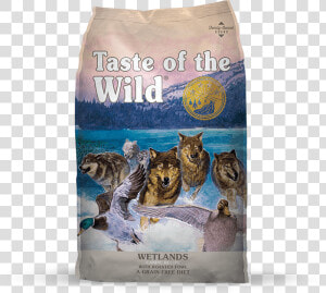 Wetlands Canine Recipe With Roasted Fowl Package Photo   Taste Of The Wild Wetlands Grain Free Dry Dog Food  HD Png Download