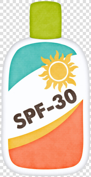 Transparent Summer Clipart Png   Sunscreen Clipart Png  Png Download