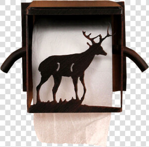 Iron Deer Toilet Paper Box   Toilet Roll Holder  HD Png Download