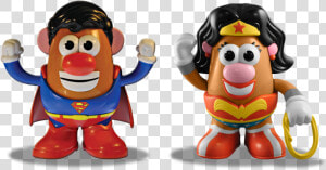 Potato head Superman And Wonder Woman   Mr Potato Head Superman  HD Png Download