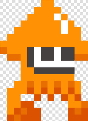 Inkling Squid 8 Bit Clipart   Png Download   8 Bit Inkling Squid  Transparent Png