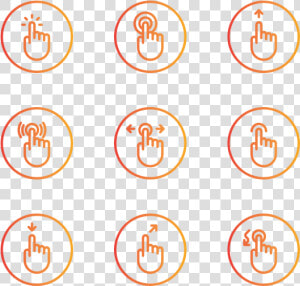 Gesture Set   Circle  HD Png Download