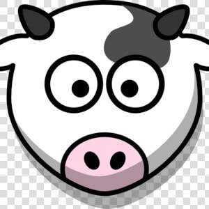 Cartoon Cow Head Cow Head Clipart Dinosaur Clipart  HD Png Download