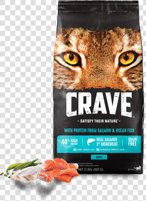 Crave With Protein From Salmon Ocean Fish  HD Png Download