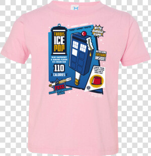 Tardis Ice Pop Toddler Premium T Shirt  HD Png Download