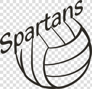 Transparent Volleyball Clipart Png   Design Spartan Volleyball Jersey  Png Download