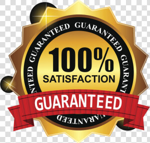 100 Satisfaction Guarantee Logo Png  Transparent Png