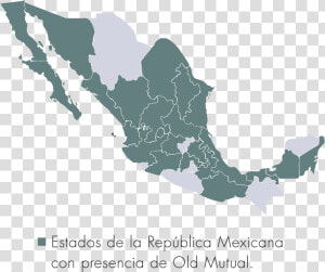 Mapa mexico   Png Download   Transparent Mexico Flag Map  Png Download