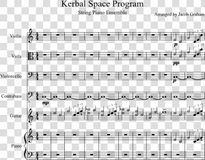 Kerbal Space Program Sheet Music Piano  HD Png Download