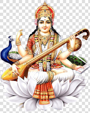 Goddess Saraswati  HD Png Download