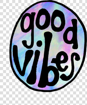 Groovy Good Vibes Watercolor Circle Clipart   Png Download   Aesthetic Stickers Tie Dye  Transparent Png