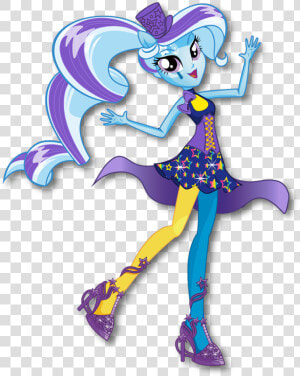 My Little Pony Friendship Is Magic Wiki   My Little Pony Equestria Girls Trixie  HD Png Download