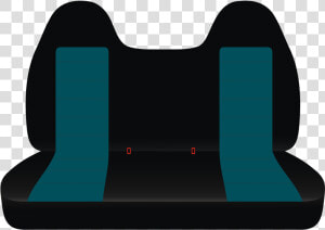 Co 26 34 Black  amp  Teal Cotton  Ford F 150 Bench Molded  HD Png Download