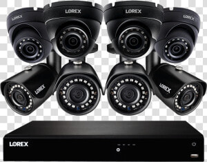 2k Ip Security Camera System With 16 Channel Nvr And   Network Video Recorder  HD Png Download