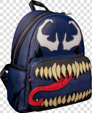 Venom Open Mouth 10” Faux Leather Mini Backpack   Loungefly Venom  HD Png Download