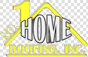 No 1 Home Roofing Logo  HD Png Download