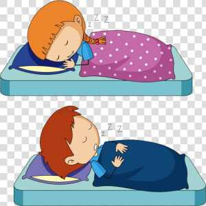 Sleeping Clipart Bed Time Routine   Children Napping Clipart  HD Png Download