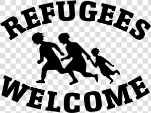 Refugees Welcome Png  Transparent Png