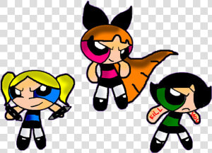 1435413558940 The Dark Powerpuff Girls   Powerslut Girls  HD Png Download