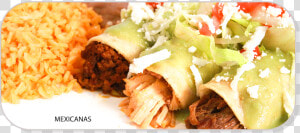 Enchiladas Mexicanas   Spanish Rice  HD Png Download