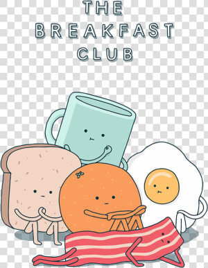 Breakfast Club Cartoon Png   Transparent Cartoons   Breakfast Club Cartoon Food Transparent  Png Download