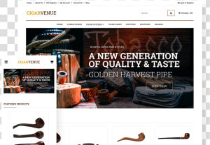 Cigar Venue   Website  HD Png Download