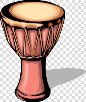 Vector Illustration Of African Djembe Skin covered   African Drum Clip Art  HD Png Download