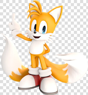 Miles Tails Prower Pose  HD Png Download