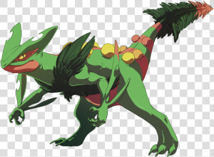 Mega Sceptile Fan Art  HD Png Download