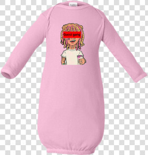 Lil Pump Gucci Gang Infant Layette T shirts   Football Helmet  HD Png Download