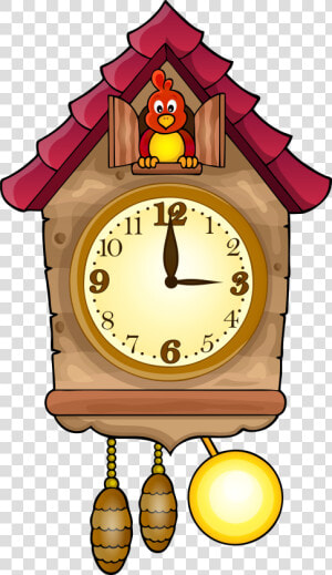 Cute Cuckoo Clock Png Clip Art   Cute Cuckoo Clock Clipart  Transparent Png