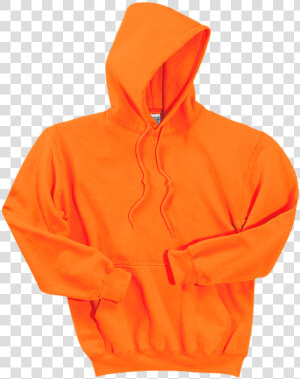 Gildan Dryblend Pullover Hooded Sweatshirt 12500 Safety   Orange Hooded Sweatshirt  HD Png Download