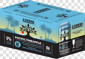 2 Towns Ciderhouse Pacific Pineapple  HD Png Download