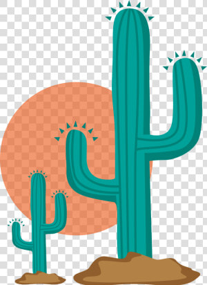 Cactaceae Clip Art   Cartoon Transparent Cactus Png  Png Download