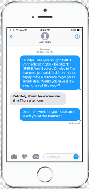 Sms Property Owner Outreach   Iphone  HD Png Download