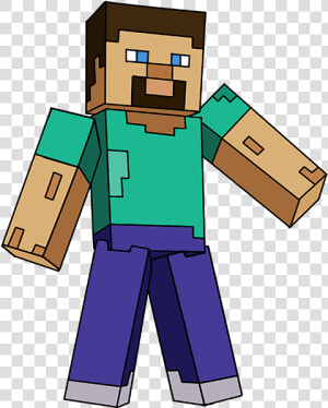 How To Draw Steve From Minecraft   Draw Minecraft Steve  HD Png Download