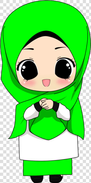 Hijab Cartoon Png  Transparent Png