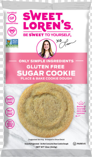 A Divine Sugar Cookie Made With The Most Simple And   Sweet Lorens Gluten Free Sugar Cookies  HD Png Download