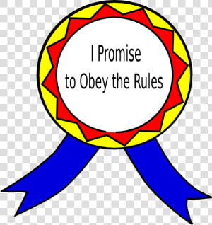 Transparent Ambassador Clipart   Promise To Obey The Rules  HD Png Download