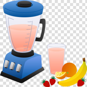 Blender With Fruits And Smoothie Free Clip Art Png   Blender Clipart  Transparent Png