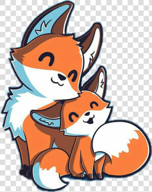 Kawaii Cute Fox Drawings Clipart   Png Download   Kawaii Cute Anime Fox  Transparent Png