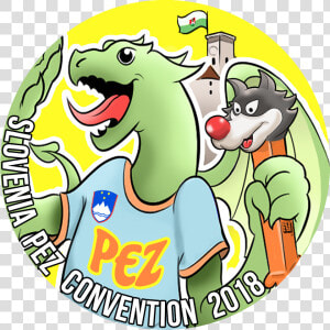 The 9th Slovenian Pez Convention   Cartoon  HD Png Download