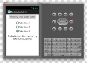 Android Custom Radio Button   Android Emulator  HD Png Download