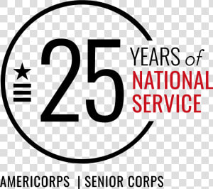 Americorps 25 Years Logo  HD Png Download