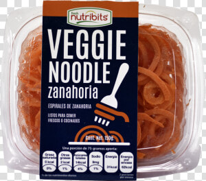 Zanahoria   Veggie Noodles Nutribits  HD Png Download