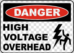 High Voltage Png Download Image   High Voltage Overhead Sign  Transparent Png