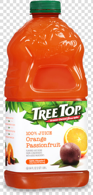 Orange Passionfruit Juice 64oz   Tree Top Pineapple Orange Juice  HD Png Download