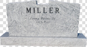 Gray Cloud Granite Headstone  HD Png Download