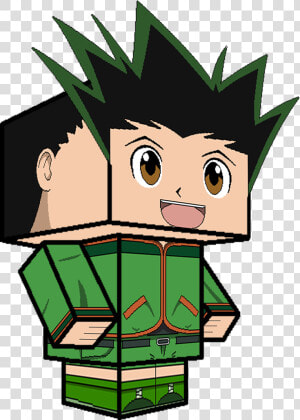 Gon Cubeecraft   Cubeecraft Hunter X Hunter  HD Png Download