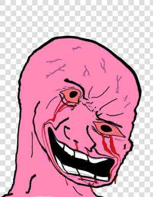 Transparent Confused Meme Face Png   Pink Wojak Png  Png Download